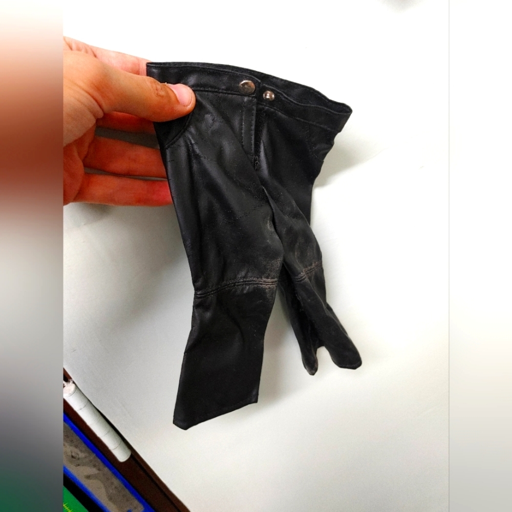 Leather Pants for Dolls - Good Condition, about 6" tall